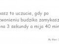 Wstawanie rano...