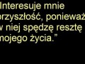 Interesuje mnie przyszłość