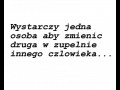 Wystarczy jedna osoba...