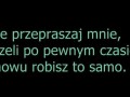 Nie przepraszaj mnie jeśli...