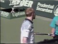 Andre Agassi i ball girl