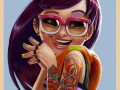 That tattooed girl