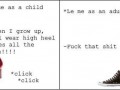 Le me as a child