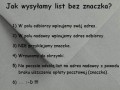 Jak wysłać list bez znaczka
