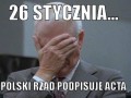 26 Polski rząd podpisze acta