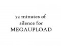 72 minuty ciszy dla Megaupload