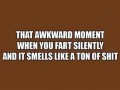 Ten awkward moment