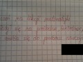 Uczeń na lekcji
