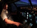 Symulator Boeinga 737 w garażu