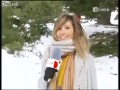 Reporterka na sankach porwała kamerę