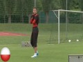 Efektowny strzał Szczęsnego na zgrupowaniu