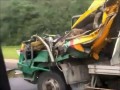 Rosjanin wraca ciężarówką po wypadku