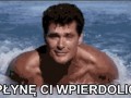 David płynie