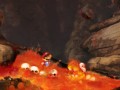 Tapeta - Płynąc po rozpalonej lawie mario