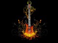 Tapeta - Płonąca gitara elektryczna