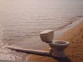 WC na plaży