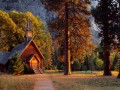 Tapety na Pulpit - Kaplica W Parku Narodowym Yosemite