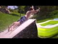 Slip n Slide Launches People Into Kiddie Pools