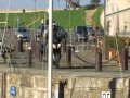 Zakochany motocyklista nie myślał o drodze