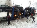 Pożar lawety w Piórkowie
