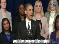 Barack Obama śpiewa We Are Never Getting Back Together