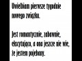 Uwielbiam pierwsze tygodnie związku...