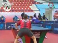 Niecodzienne zagranie w tenisie stołowym