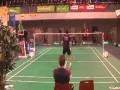 Genialna wymiana w badmintonie