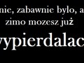 Zimo wypier...