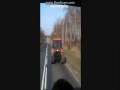 Szalony rolnik na drodze krajowej nr 46
