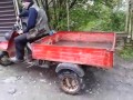 Rosjanin na motorku
