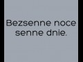 Bezsenne noce senne dnie