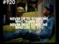 Trust and lies