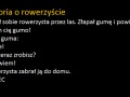 Rowerzysta i guma