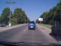 Rosyjski kierowca chciał przycwaniakować