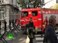 Protest strażaków i akcja przeciwko Policji