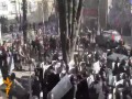 Walka demonstrantów z Berkutem