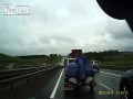 Awaria ciężarówki na autostradzie