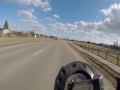 Pies na drodze i Yamaha fz6n... o mały włos