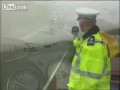 Brytyjski policjant spowodował wypadek!