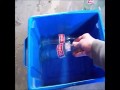 Backflip na potłuczone butelki
