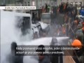 Kliczko zaatakowany gaśnicą proszkową