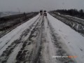 Brawura na oblodzonej drodze