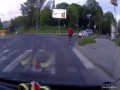 Rowerzysta na pasach
