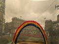 Płonie tęcza na Placu Zbawiciela