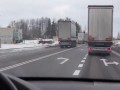 Bardzo niebezpieczne manewry ciężarówek