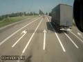 Bezmyślny kierowca osobówki