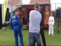 Nieudany pokaz Taekwondo
