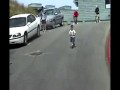Upadek na hulajnodze !