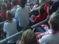 Prawdziwy kibic na meczu Polska - Rosja